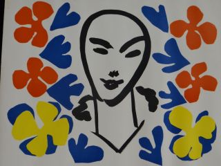 Sculpture of Henri Matisse Lithograph Art Exhibition Poster 1953 Tate Gallery 4