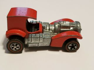 Hot Wheels Redline Red Enamel Superfine Turbine From 1973