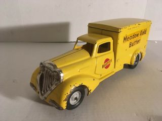 Metalcraft Toy Truck Heartface Meadow Gold Butter Electric Headlights