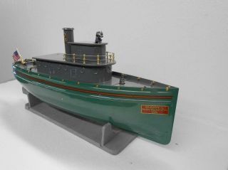 Buddy L Green Tugboat BL - 14 T - Productions Pressed Steel Boat 3