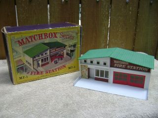 Matchbox Fire Station Mf - 1 - A - 1 Green Roof