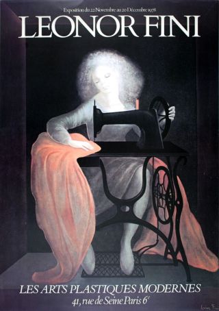 Leonor Fini - Les Arts Plastiques Modernes - 1978 Poster