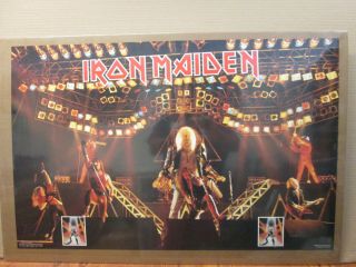 Vintage 1982 Iron Maiden Rock Band Music Artist Poster 9532