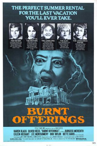 1976 Burnt Offerings Vintage Horror Film Movie Poster Print 36x24