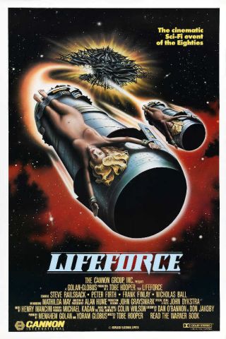 1985 Lifeforce Vintage Science Fiction Movie Poster Print 36x24 9 Mil Paper