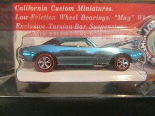 1968 HOT WHEELS REDLINES RLC CUSTOM CAMARO IN PACKAGE 3