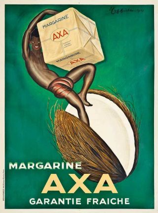 Margarine By Cappiello Vintage French Food Advertising Giclee Canvas Print 20x27