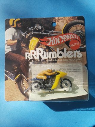 Hot Wheels Redline Rrrumblers Rip Snorter (yellow / Blue) Moc