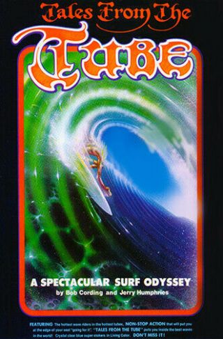 Tales From The Tube 1976 Surf Movie Poster Illustration By Rick Griffin