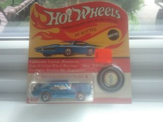 Hot Wheel Redline 1971 Blue Old 442 Blister Pack In