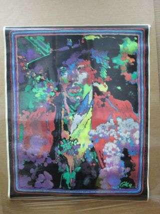 Vintage Poster Jimi Hendrix Guitarist Rock N 