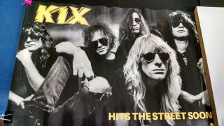Kix Hits The Streets Soon Promotional Record Store Poster Pbx28