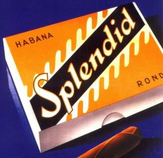 Splendid Cigar Habana 1930 Vintage Poster Print Retro Style Swiss Tobacco Art 2