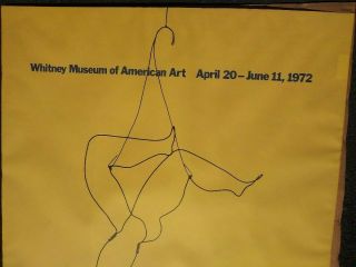 LITHOGRAPH POSTER WHITNEY MUSEUM CALDER ' S CIRCUS 1972 2