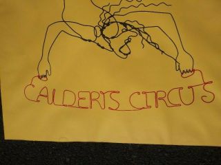 LITHOGRAPH POSTER WHITNEY MUSEUM CALDER ' S CIRCUS 1972 3