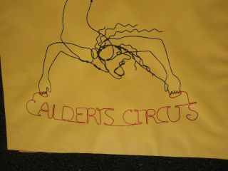 LITHOGRAPH POSTER WHITNEY MUSEUM CALDER ' S CIRCUS 1972 4