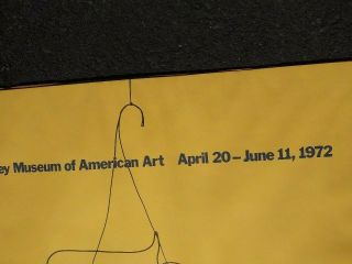LITHOGRAPH POSTER WHITNEY MUSEUM CALDER ' S CIRCUS 1972 5