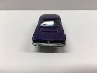 1969 Mattel Hot Wheels Redline Custom Dodge Charger PURPLE 5