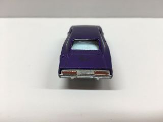 1969 Mattel Hot Wheels Redline Custom Dodge Charger PURPLE 6