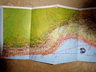 LOVELY ROUTE MAP PANAGRA PAN AMERICAN GRACE YORK PANAMA MIAMI QUITO 1964 7