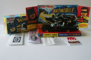 Batman - Corgi 267 2nd Issue Batmobile 1960 