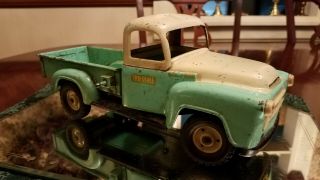 Tru - Scale International Pickup Truck C.  Early 1950s Two - Tone Green/cream; Steel