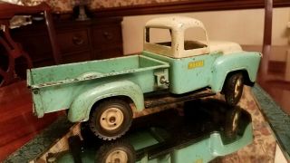 Tru - Scale International Pickup Truck c.  Early 1950s Two - Tone Green/Cream; Steel 7