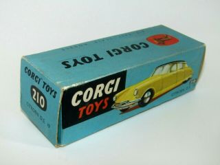 Corgi 210 Citroen D.  S.  19 Yellow 8