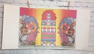 Vintage 1971 Peter Max Poster Contemporary Arts Center See For Yourself
