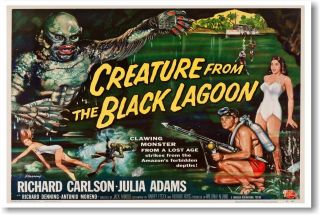 Creature From The Black Lagoon 2 - Vintage Movie Poster
