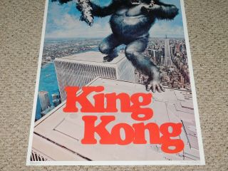 KING KONG Poster 3419 De Laurentiis Monster Movie 1976 Dargis Twin Towers NYC 3