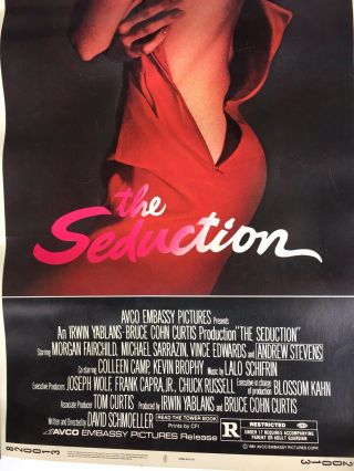 The Seduction Movie Poster 1982 Morgan Fairchild 14 X36 Inches 2
