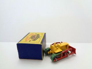 1955 MOKO Lesney Matchbox No.  18 ' CATERPILLAR BULLDOZER ' - see photos & more models 8