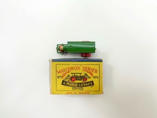 1953 MOKO Lesney Matchbox No.  1a ' ROAD ROLLER ' - - - in SCRIPT BOX - - see photos & more 9