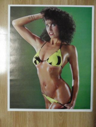 Sexy Girl Dorm Poster Big Hair Vintage 
