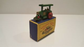 MATCHBOX LESNEY 1A AVELING BARFORD ROAD ROLLER,  BOX COND. 2
