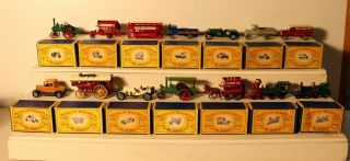 Dte Set Of First 14 Lesney Matchbox Models Of Yesteryear Y1 - Y14 All Boxed