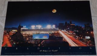 Detroit Tiger Stadium Tradition Poster Stephen Karr Mary Blunk James Richardson