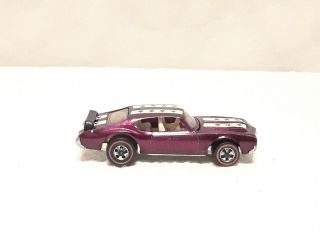 Hot Wheels Redline Olds 442 In Magenta Spectraflame W/ Wing