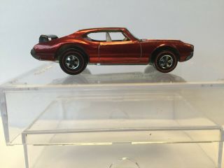 Redline Hotwheels Olds 442,  Red,  Stars and Rear Wing, 2
