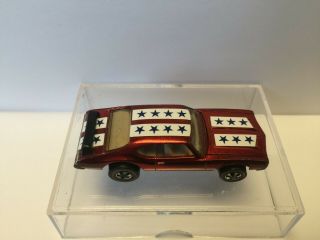 Redline Hotwheels Olds 442,  Red,  Stars and Rear Wing, 5