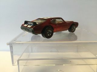 Redline Hotwheels Olds 442,  Red,  Stars and Rear Wing, 9