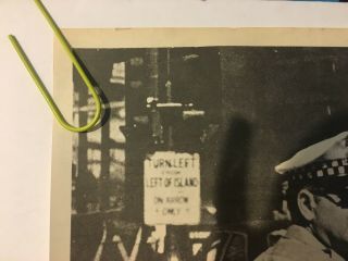 Protect & Serve Vintage Poster Pin - up Middle Finger Chicago Police 70s 8