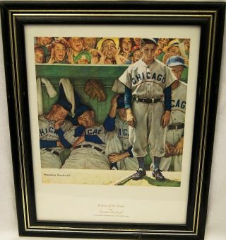 Norman Rockwell " Bottom Of The Ninth " The Saturday Evening Post September 4,  1948