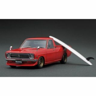 Ignition Model 1/43 Nissan Sunny Truck Long B 121 Red Limited Model Ig1396