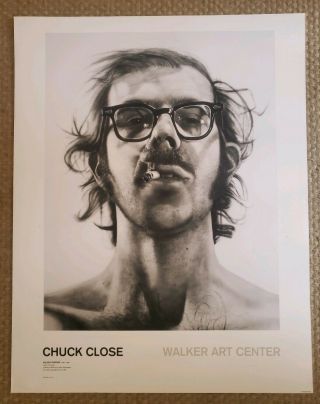 Art Print Poster Chuck Close Self Portrait Walker Art Center 2008 1968