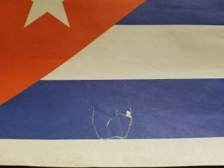 OSPAAAL CUBA SOLIDARITY Political Poster Flag Uncle Sam USA Lighting Bolt RARE 5