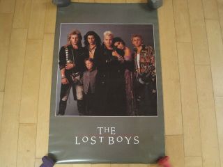 Nos 1987 Vtg The Lost Boys Movie Poster Promo Keifer Sutherland 80s Vampire