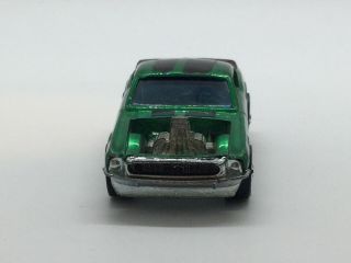 HOT WHEELS REDLINE BOSS HOSS MUSTANG GREEN HONG KONG 1969 6