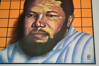 Political POSTER.  OSPAAAL.  Nelson Mandela.  Africa.  Cuba propaganda art 3